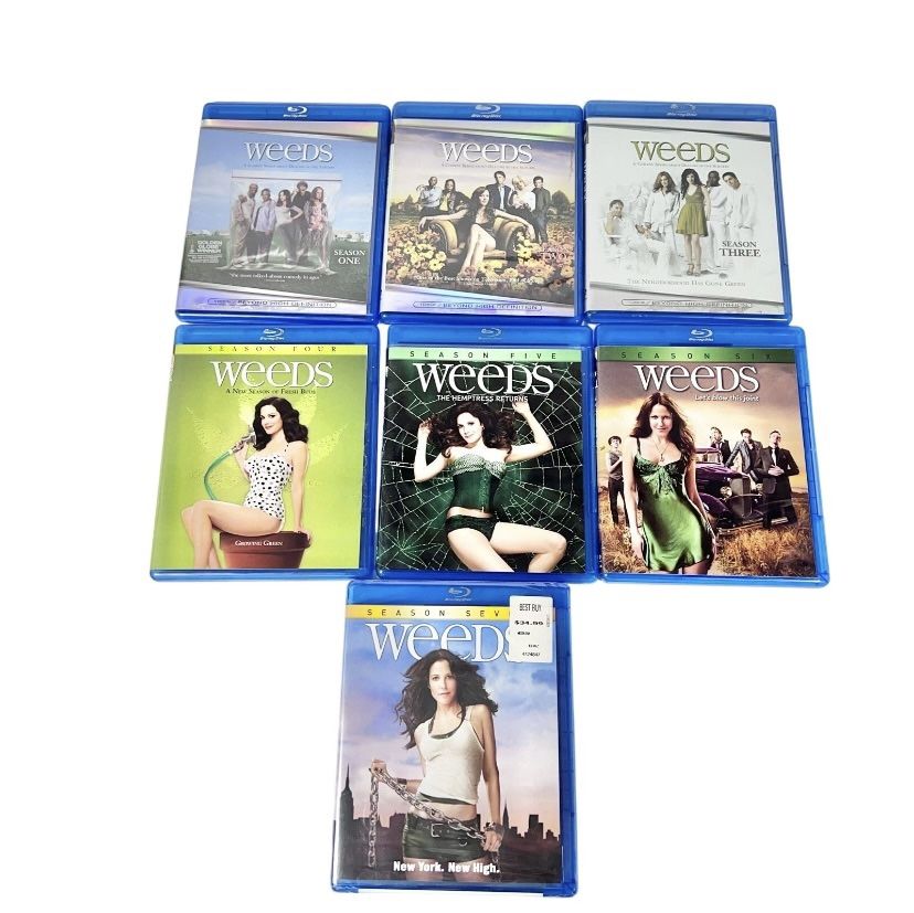 Weeds Complete Series Seasons 1-7 Blu-Ray Collection TV Series HBO Excellent