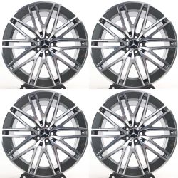 22" Staggered Mercedes-Benz GLS-GL-GLE-Class Rims Set of 4 22x10 22x11.5 5x112