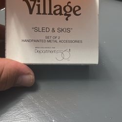 Sled and skis department 56 N. Pole series