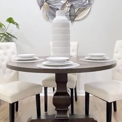 Dining Table, 4 Chairs For Sale