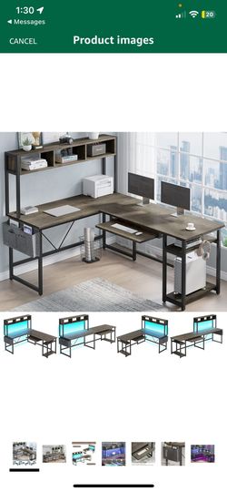 Straight (94”) Or L Shaped (48” Each Side) Desk 