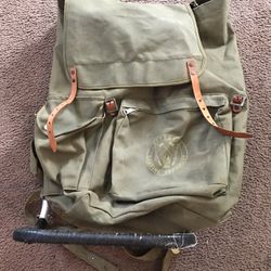 Old Camping Backpack 