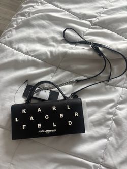 Karl Lagerfeld Paris Black Crossbody Bag