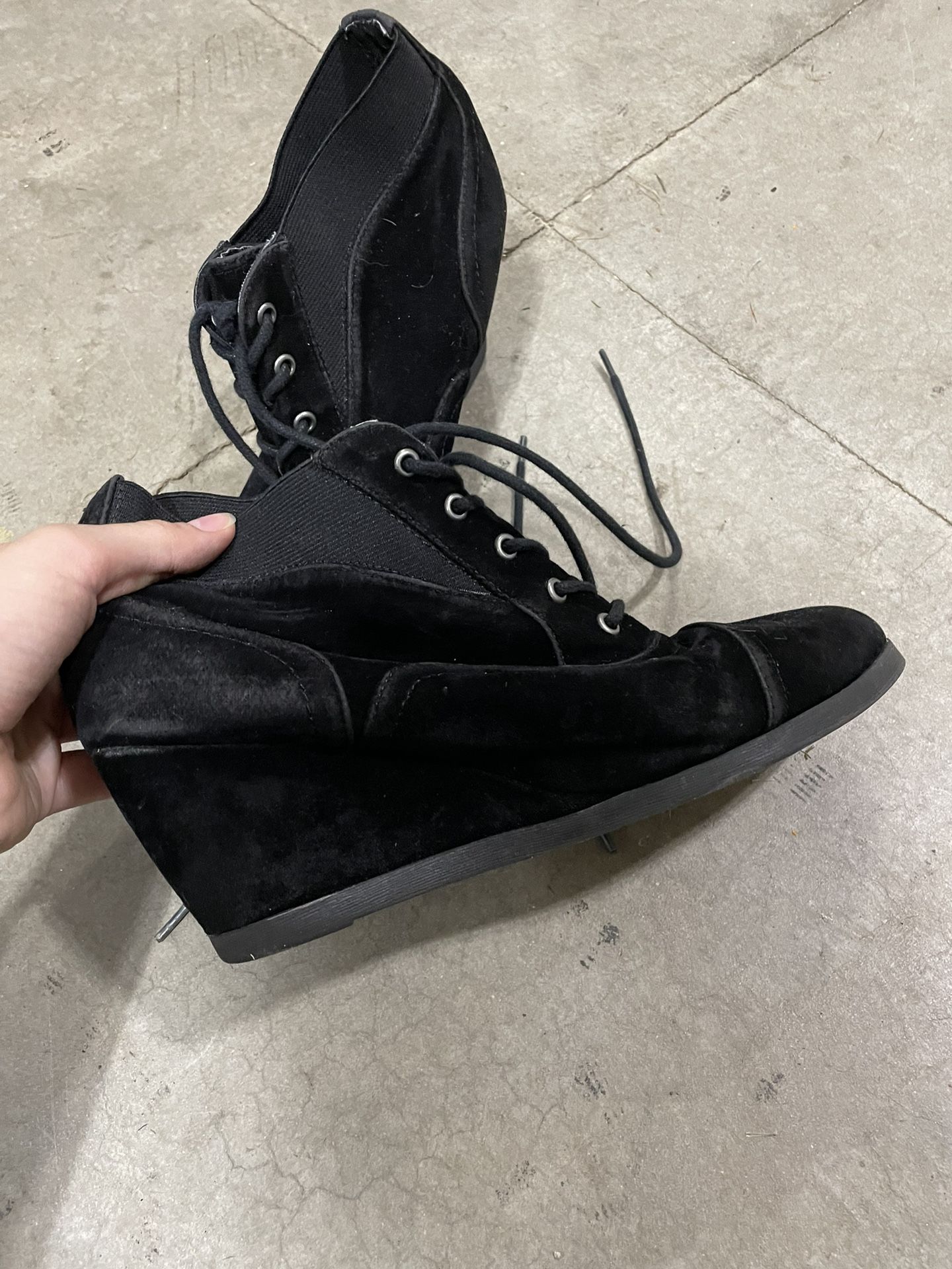 Black Booties Size 9