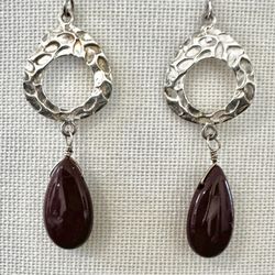 LUC Lucas Lameth 925 Sterling Silver  Dangle Drop  Earrings