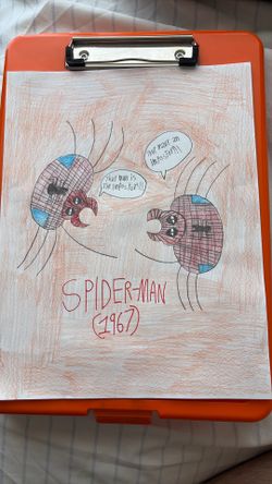 The Spider Man Pointing Meme (1967) Drawing