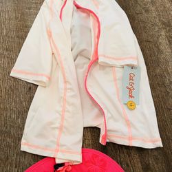 UPF 50+Swim Cover Up And Hat