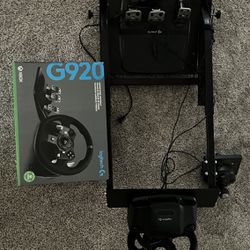 Logitech G920 XBOX setup with stand