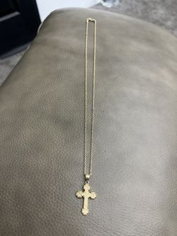 Gold Cross Chain