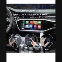 Wireless CarPlay Adapter Apple Wireless CarPlay Dongle Wired CarPlay Convert Cars Wireless CarPlay-Plug & Play 5G Wi-Fi GPS Navigation Siri Calls Onli