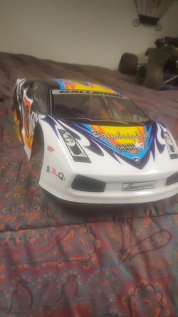 Lamborgini 10th scale drift car body $45.00