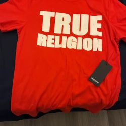 True Religion Red T Shirt Size: M