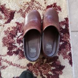 Leather Cansko  Clogs 