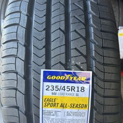 235 45 18 Goodyear Eagle sport all-season