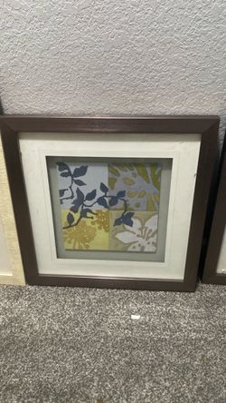 Framed Floral Wall Art Print