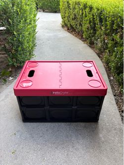 Folding Plastic Storage Crates