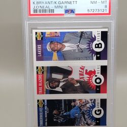 1996 Upper Deck- Kobe Bryant/ Kevin Garnett/ Jermaine O'Neal