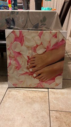 Pedicure Art Work On Walls 