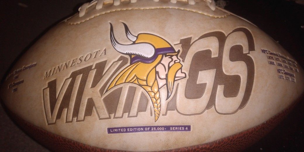 MINNESOTA VIKINGS LIMITED FOOTBALL  Rare Rare