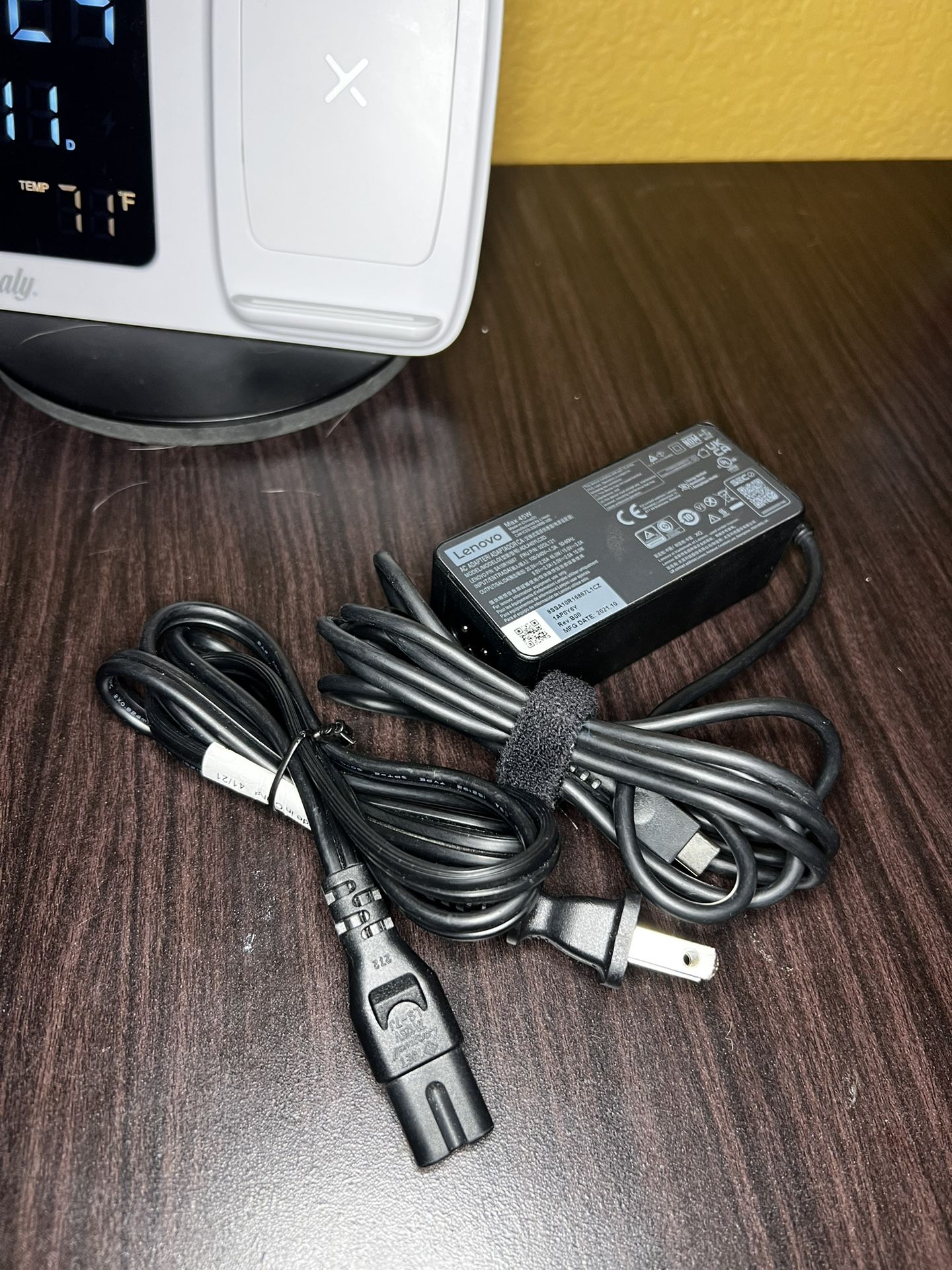 Lenovo 45W USB-C Laptop Charger – Model ADLX45YLC2A