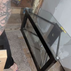 Glass TV Stand