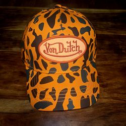 Von Dutch "Chris Brown" Orange Camo Hat