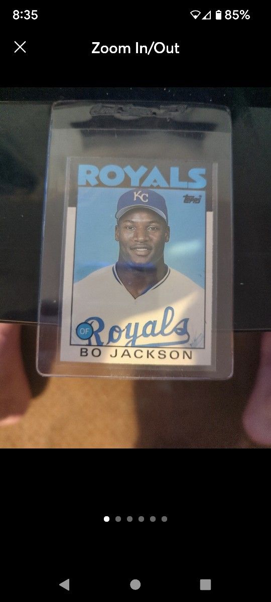1986 Tops Traded Bo Jackson Rookie Card