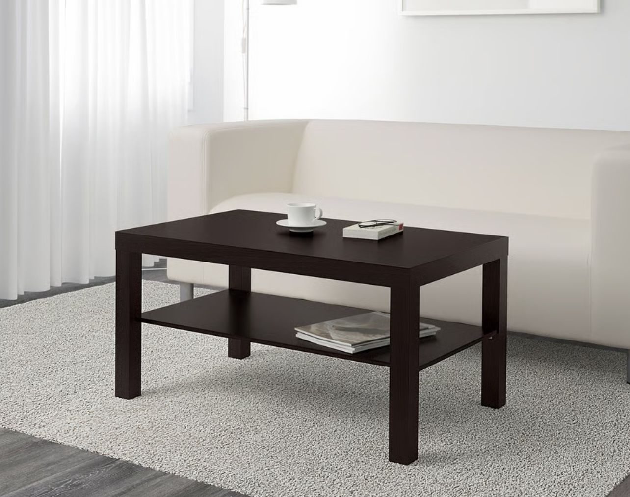 Dark Wood Coffee Table