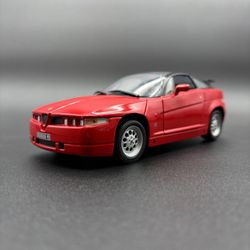 1989 Alfa Romeo SZ Zagato, RARE 1:24 die-cast model car from Leo Models 1989 Alfa Romeo SZ Zagato, RARE 1:24 die-cast model car from Leo Models