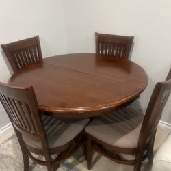 Wooden Table And 6 Chairs!