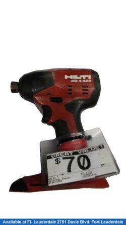 Hilti Sid 4-a22 Red Cordless Impact Drill