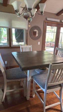 Table and 6 chairs
