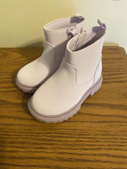 Brand New Cat &Jack Flora Lavender Little Girls Boots Size 7