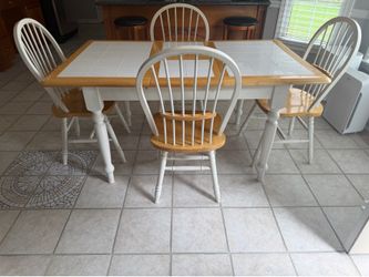 Dining table and chairs for sale