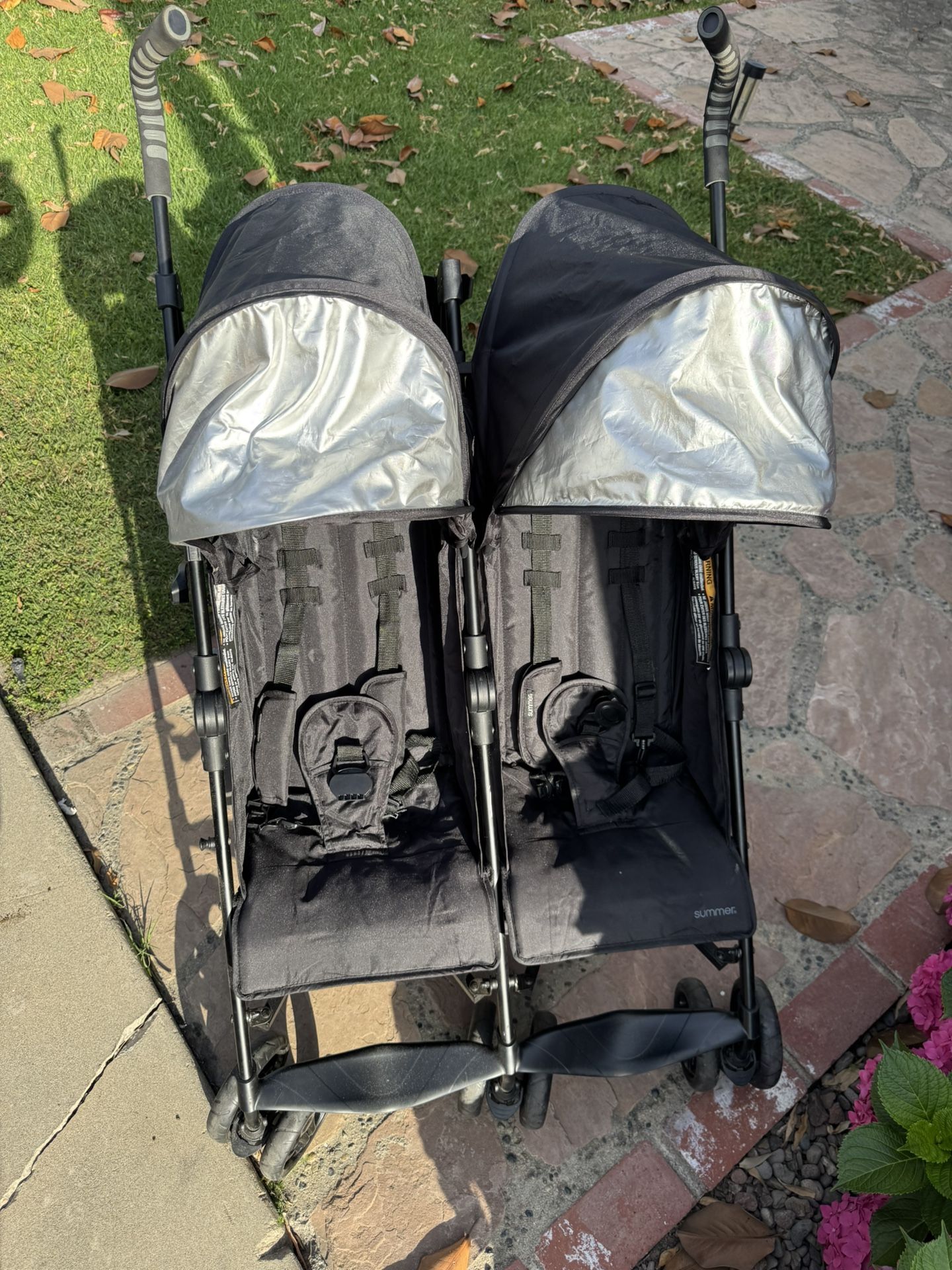 Summer Dual Stroller With Shades
