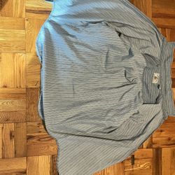 American Blue Authentic Xl Denim Flannel Shirt Jacket 