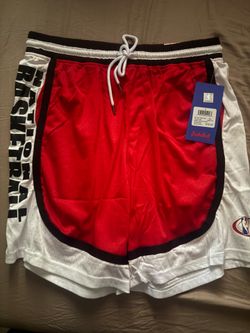 Red/White NBA shorts