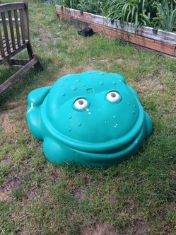 Kid frog sandbox