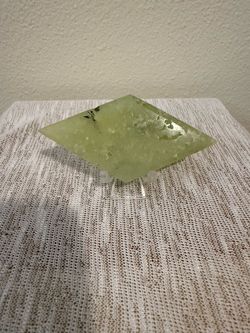 Green Prehnite Crystal diamond