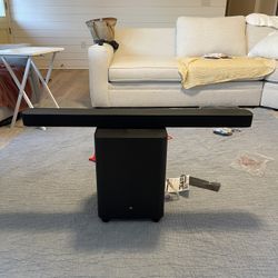 JBL Link Bar Soundbar  + 10″ 150W Wireless Subwoofer – Excellent Cond.