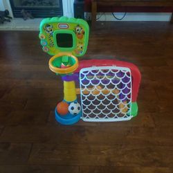 little tikes  basketball - soccer -  bowling   kids play set    make an offer 