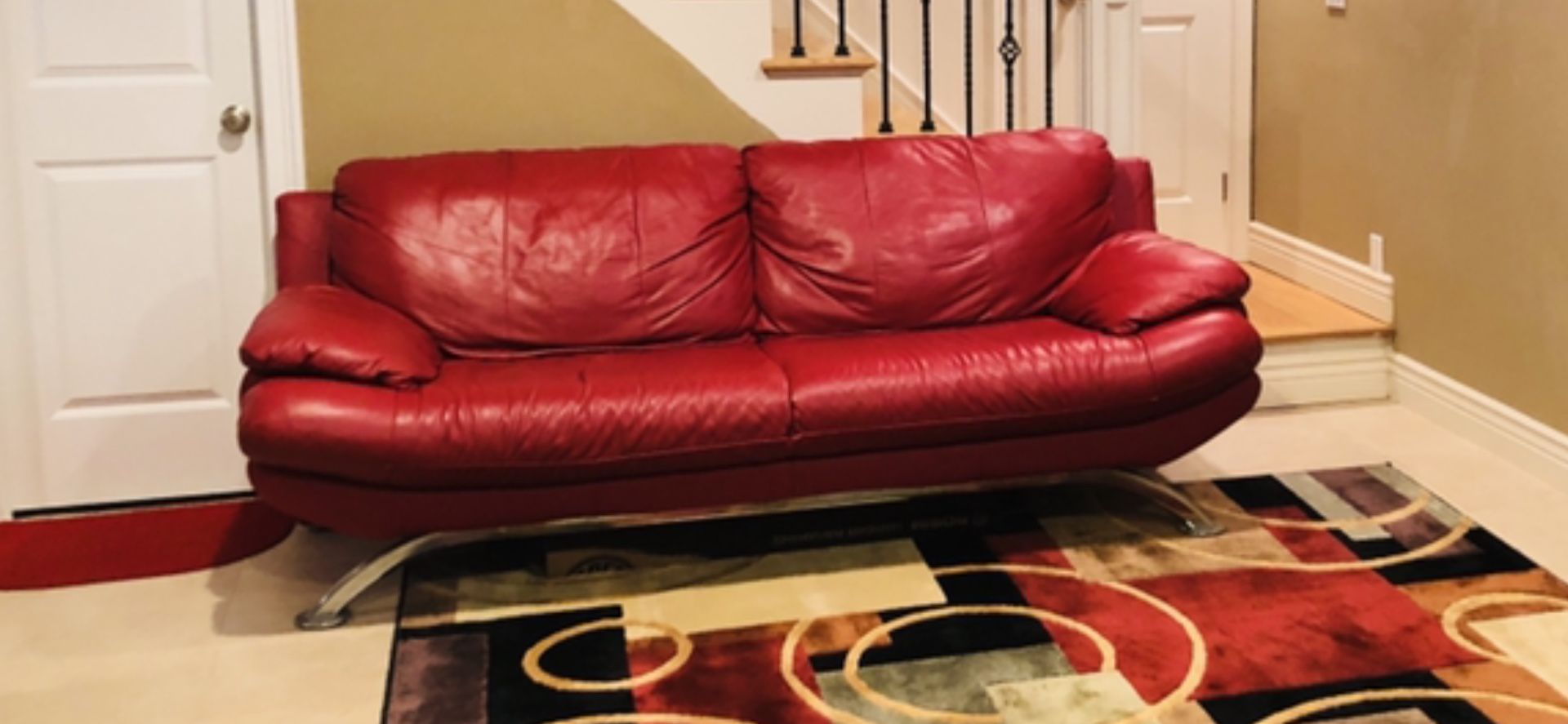 Genuine Leather Sofa / Couch-Just Reduced!