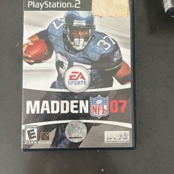 Madden NFL 2007 For Ps2
