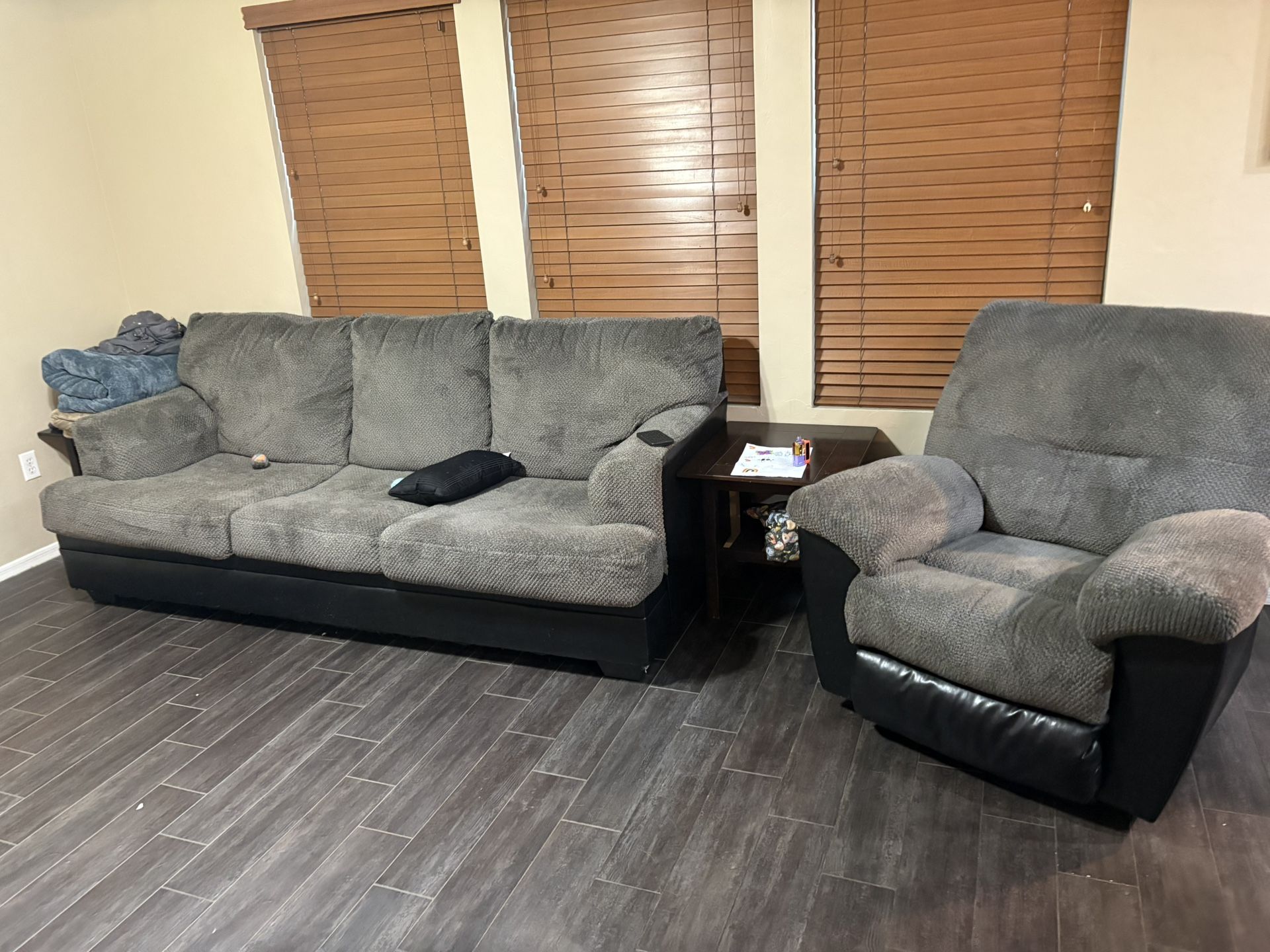 Couch and Recliner