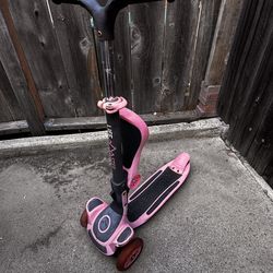 Life Master pink Three Wheel Scooter
