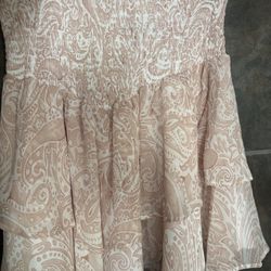 Express Paisley Skirt XS