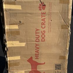 Heavy Duty Dog Crate – Strong Metal Kennel for Large Dogs