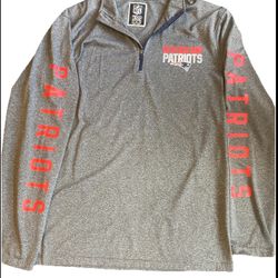 New England Patriots New Era 1/4 Zip Sz Med