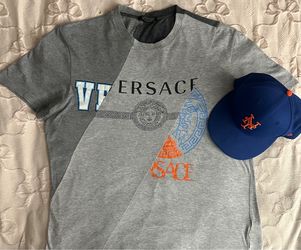 Versace t size medium/ Mets adjustable baseball cap