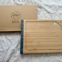 Princess House Bamboo Cutting Board 